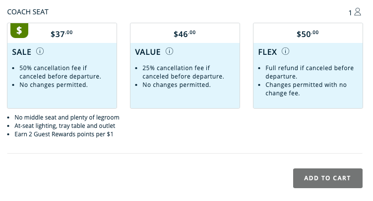 Screenshot of Amtrak NE summer sale promo